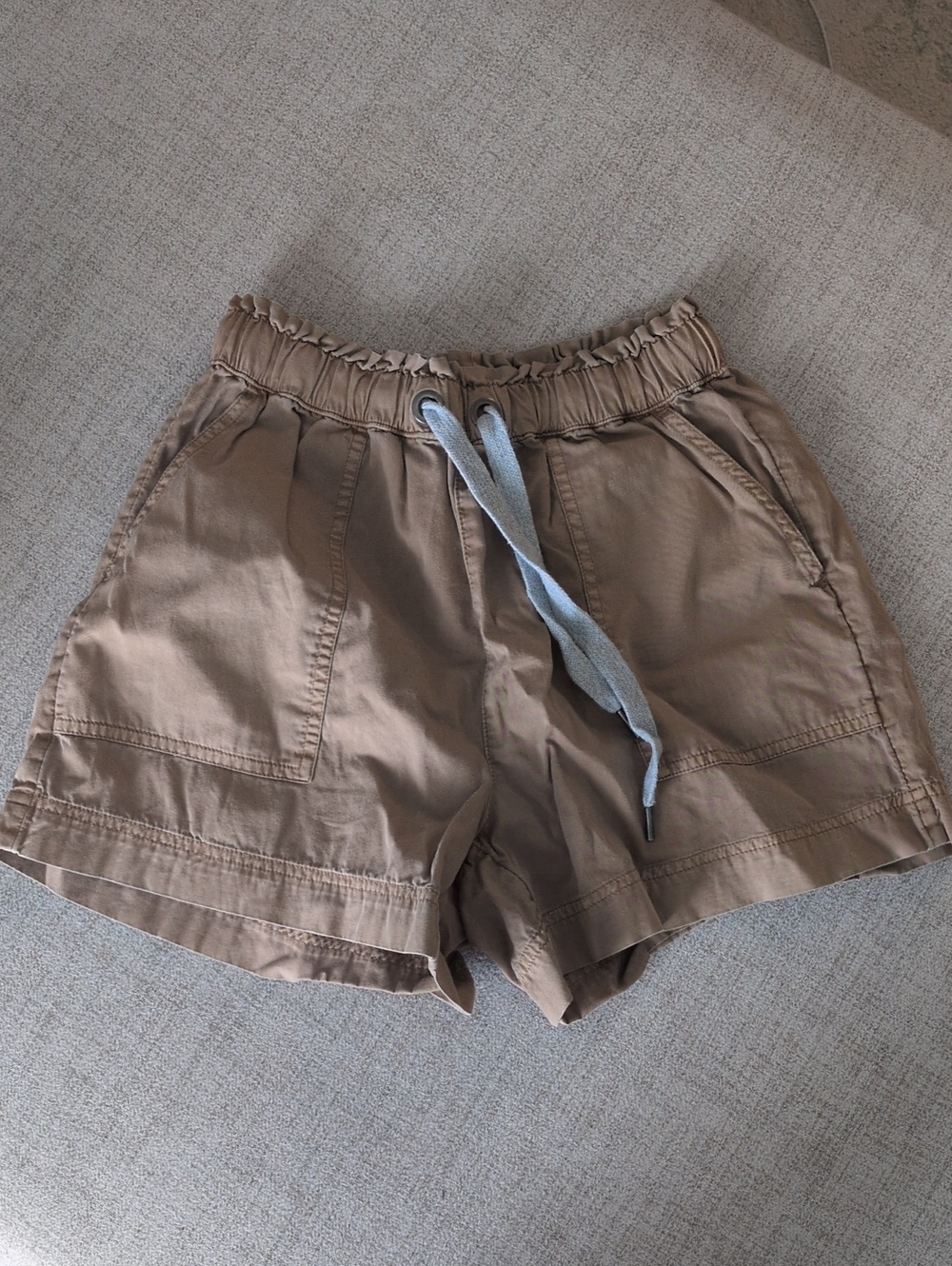 aerie High-Waist Drawstring Utility Shorts